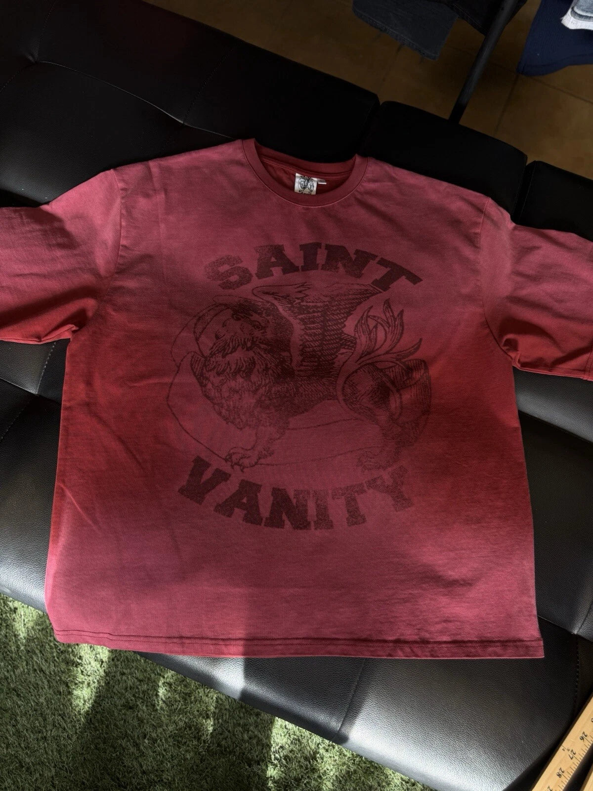 Saint Vanity T-shirt Red Logo