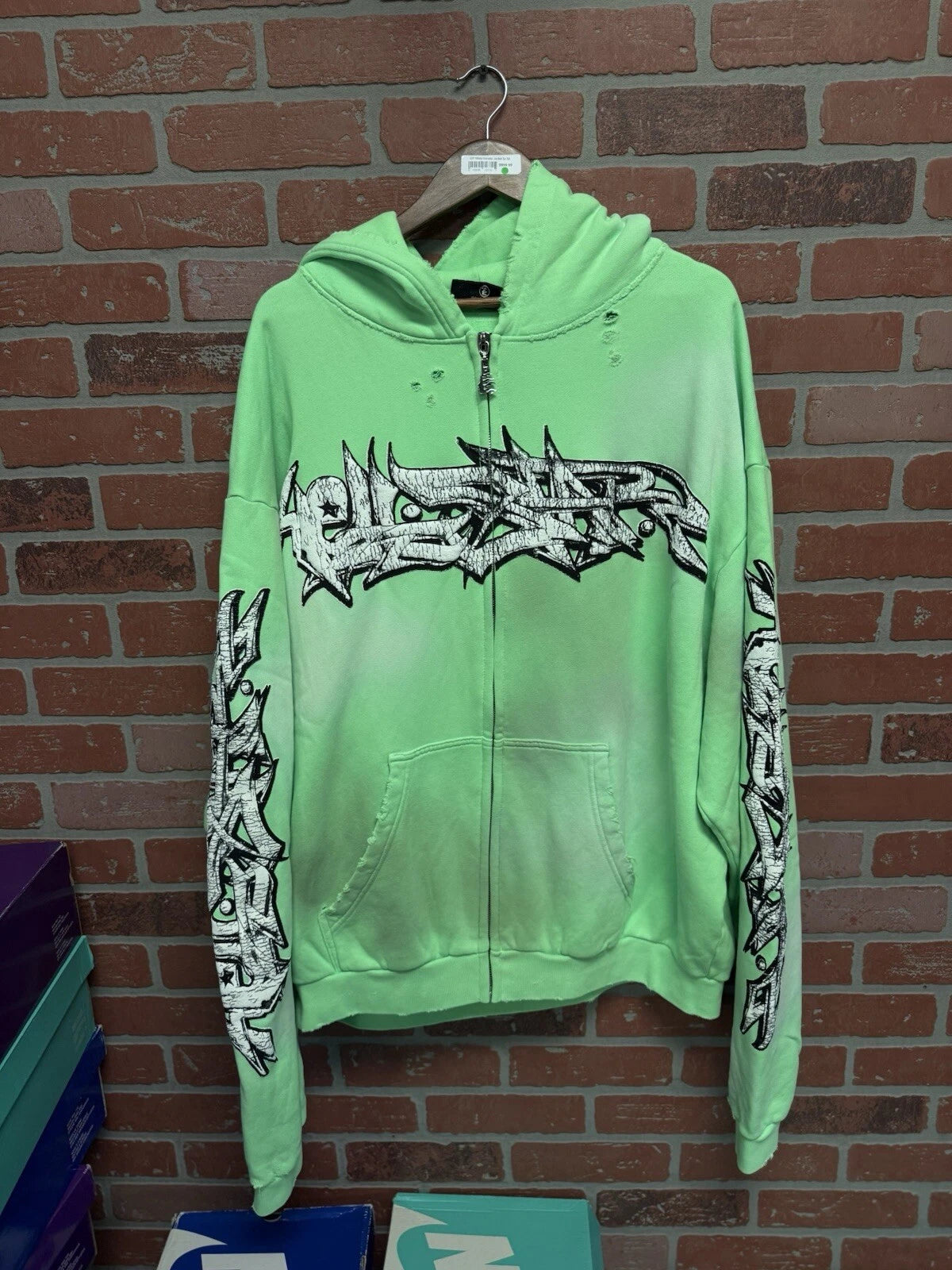 Hellstar Slime Green Hoodie