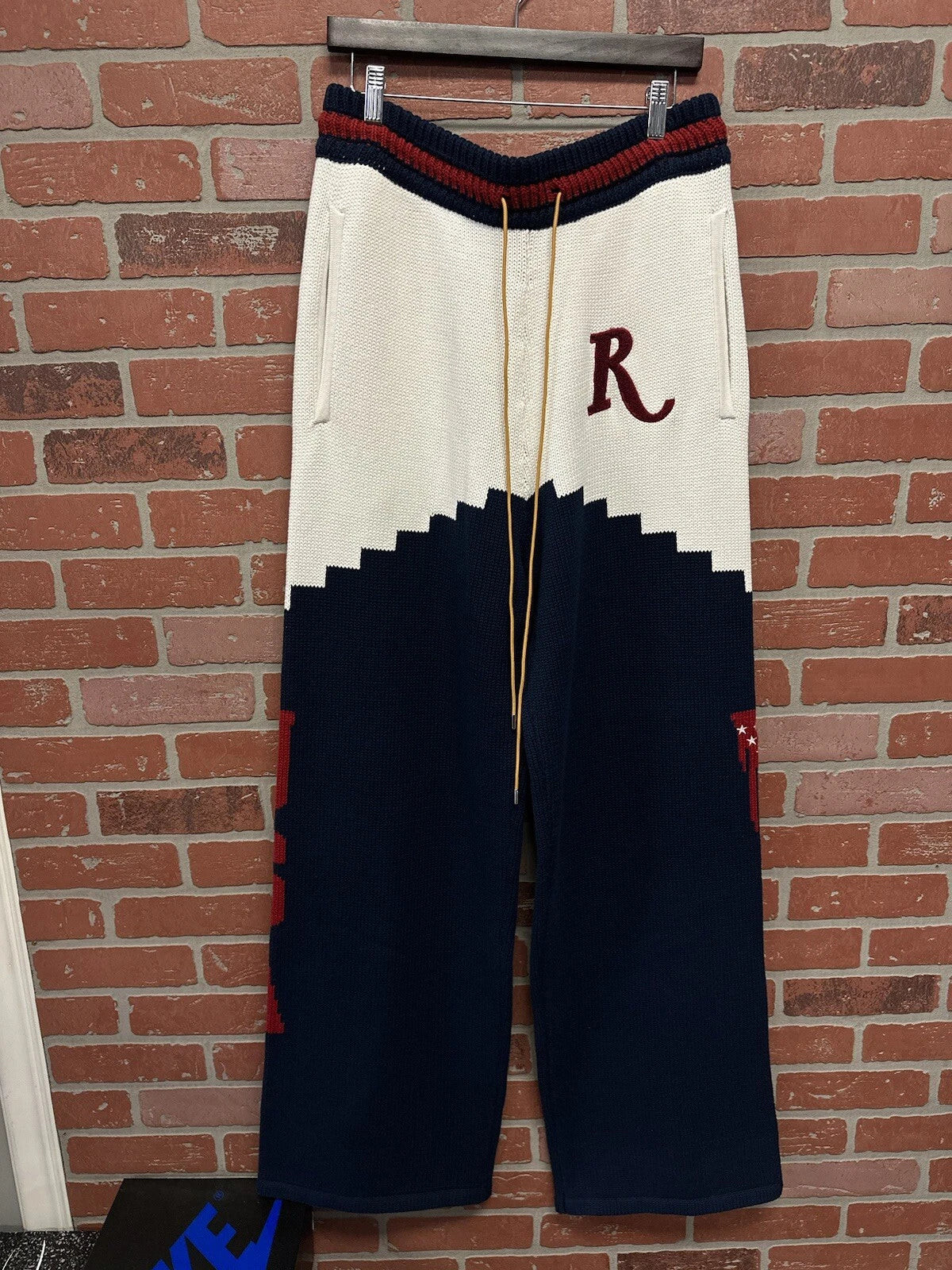 Rhude Sweatpants Croix Knit Pants