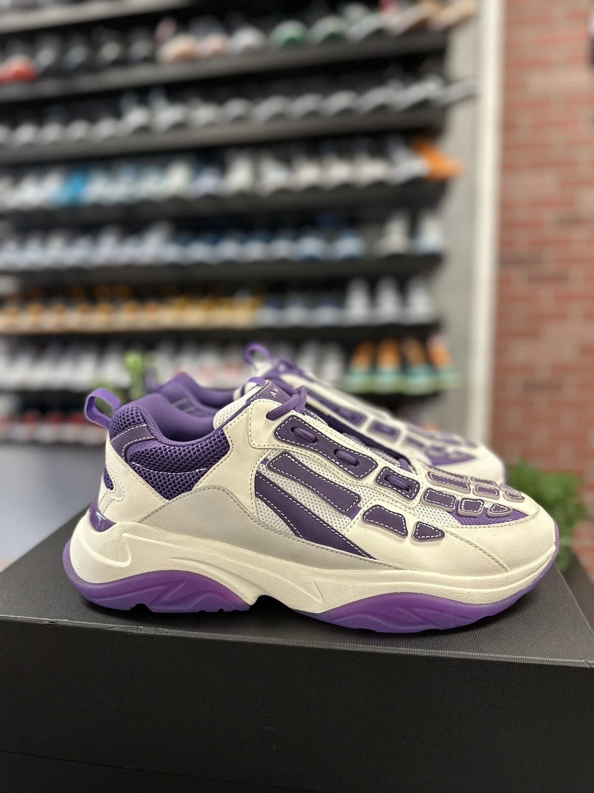 Amiri Bone Runner Sneaker Purple