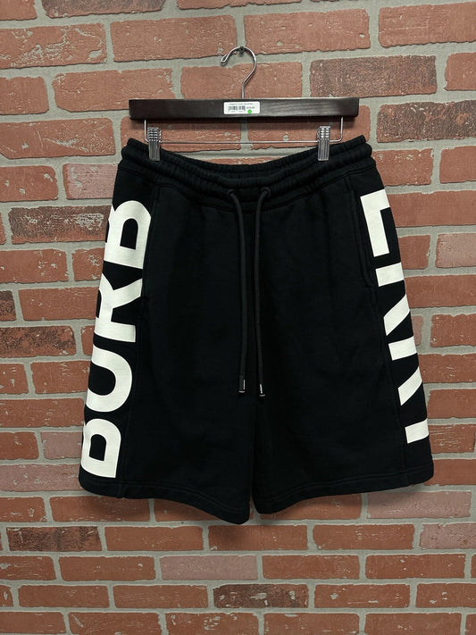 Burberry Sweat Shorts Black White