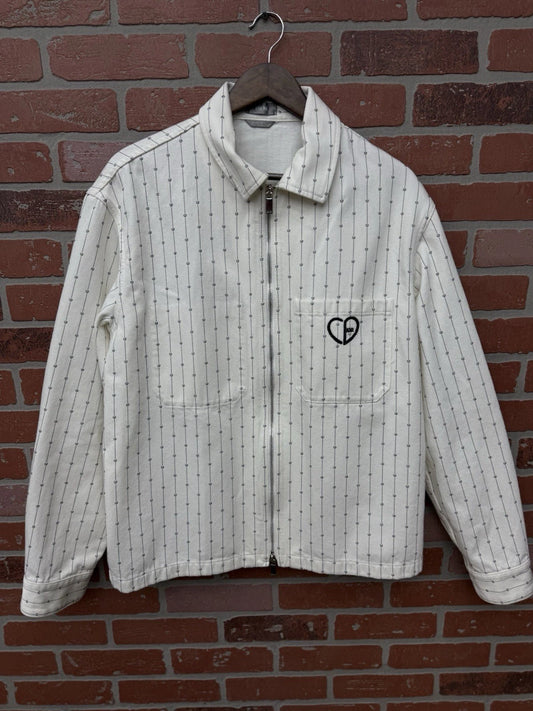 Dior Valentine Striped Denim Jacket