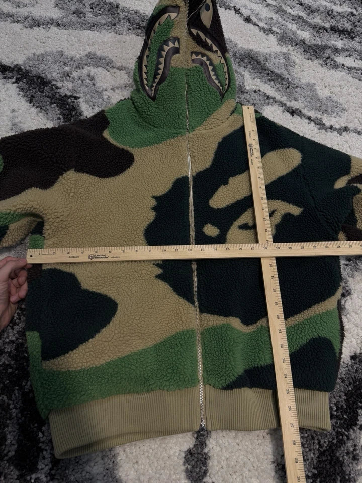 Bape Camo Shark Full Zip Hoodie