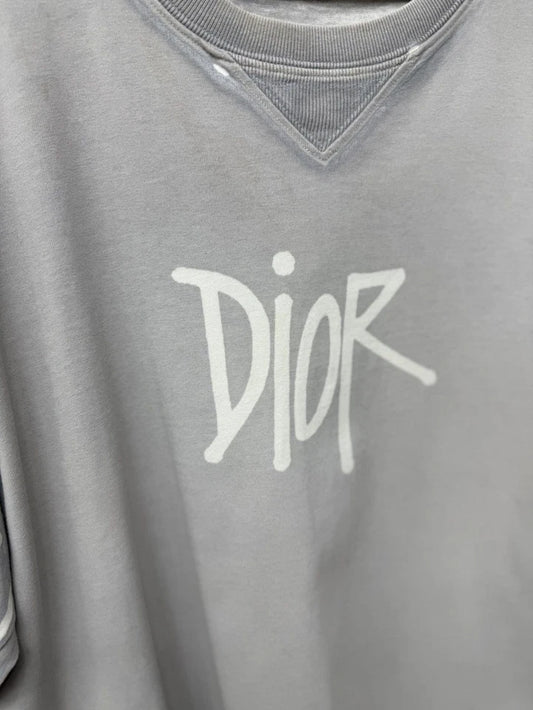 Dior Mens Grey Tee Shirt