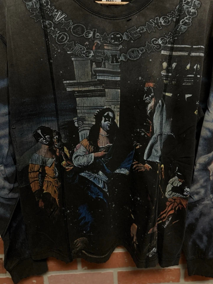 Vale Forever Renaissance Long Sleeve Tee Black Size