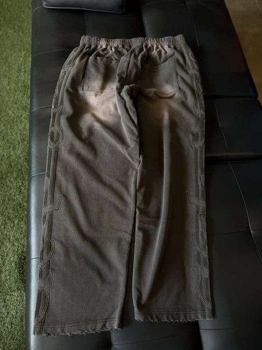 Vale lives Valley Track Distressed Drawstring Sweatpants