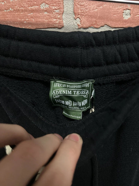 Denim Tears x CPFM Cactus Tears Wreath Sweatpants Black