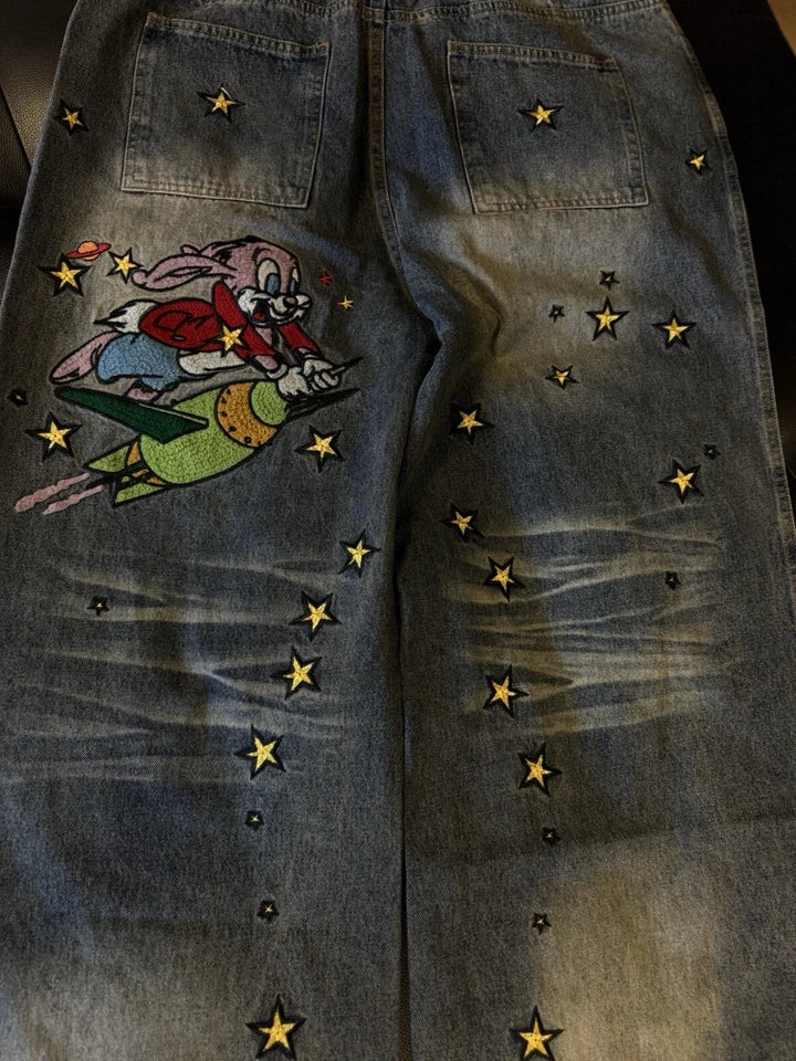 Vale Forever Baggy Blue Jeans