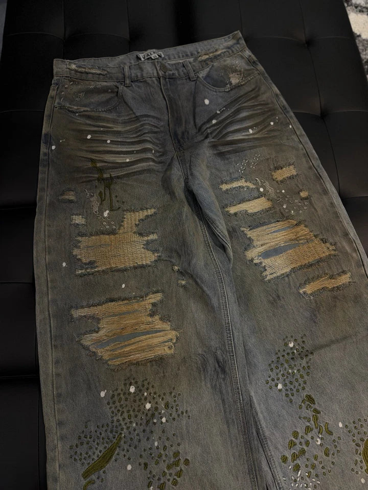 Valley Baggy Denim Blue Jeans