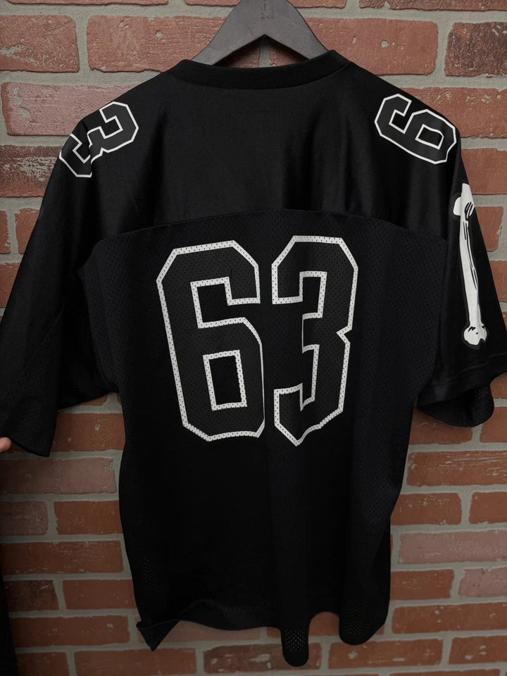 Supreme Bones Jersey Black White T-Shirt