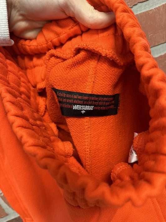 Vertabrae C-2 Sweat Pants Washed Orange & White