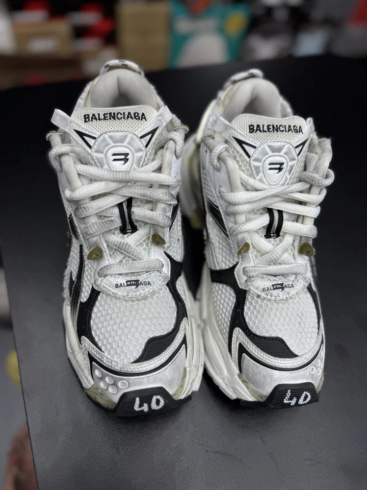 Balenciaga Runner Sneaker Black White