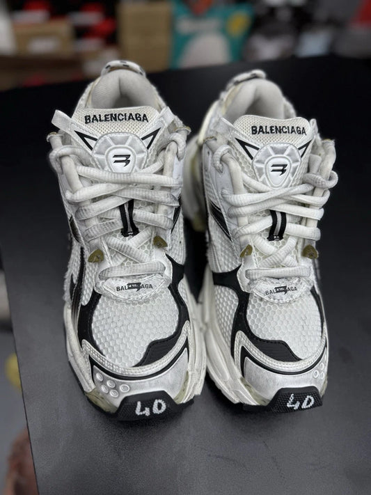 Balenciaga Runner Sneaker Black White