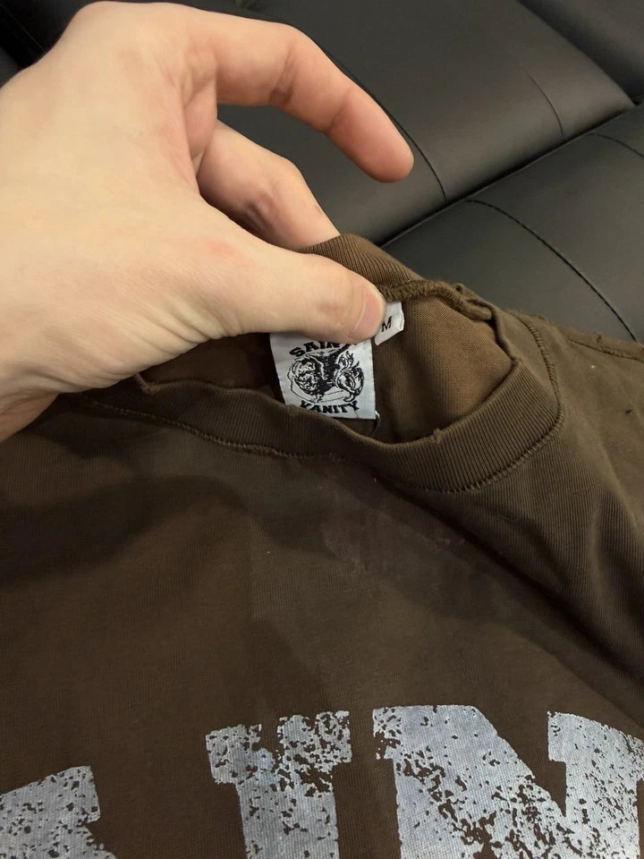 Saint Vanity T-shirt Brown