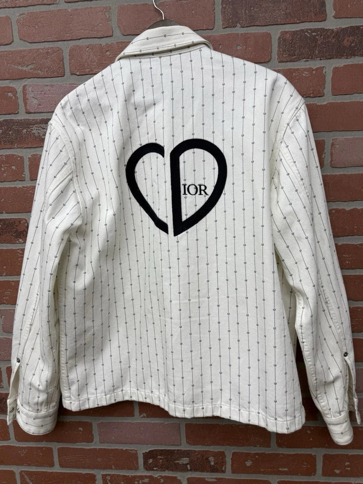 Dior Valentine Striped Denim Jacket