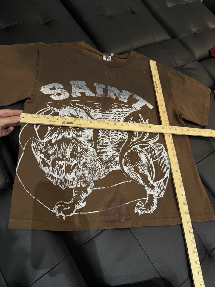 Saint Vanity T-shirt Brown