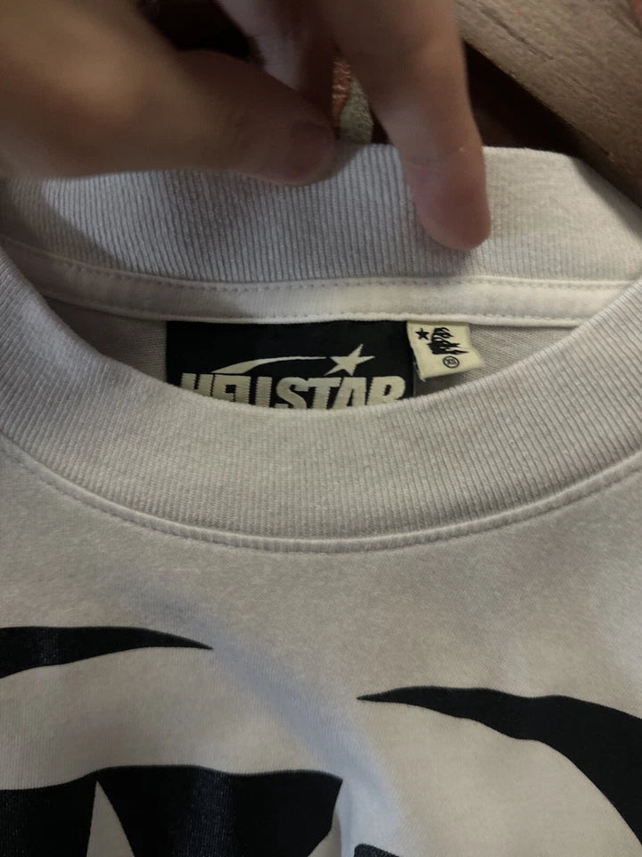 Hellstar Warm Up T-Shirt White Black