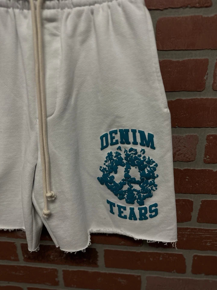 Denim Tears Logo Print Drawstring Shorts