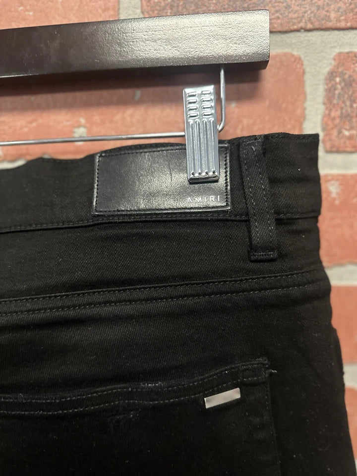 Amiri MX1 Patch Jeans Black patch