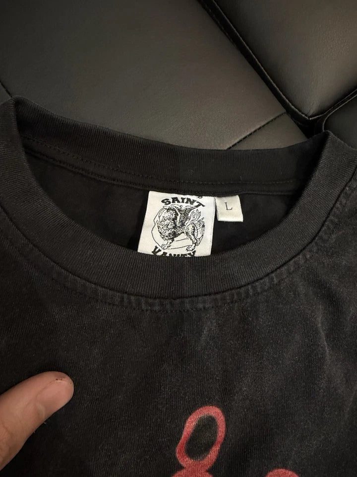 Saint Vanity T-shirt Black/Red