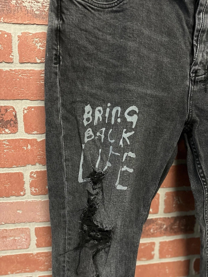 Ksubi Jeans Dark Black /Dark Grey “Bring life Back”