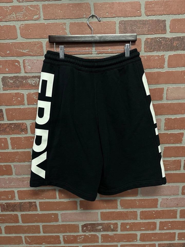 Burberry Sweat Shorts Black White