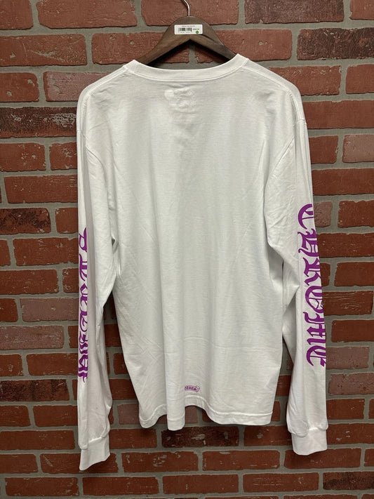 Chrome Hearts Long Sleeve White Purple