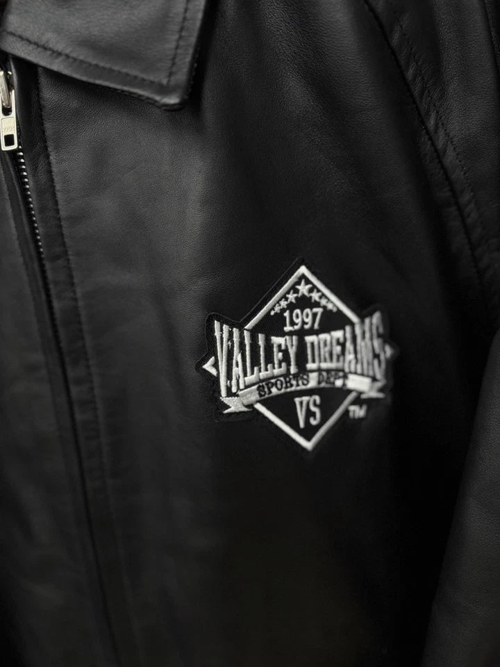 Valley Leather Jacket Black Rare