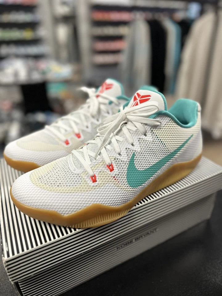 Nike Kobe 11 EM Low White Teal