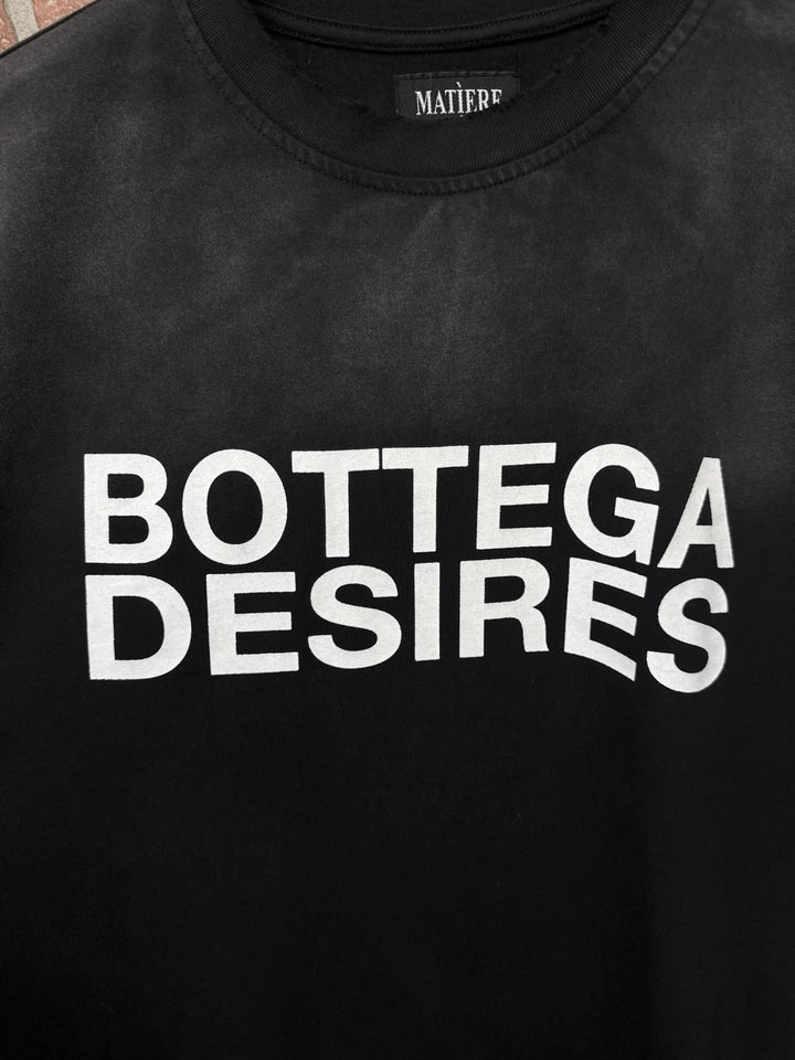 Bottega Desires Basic Logo Tee Size