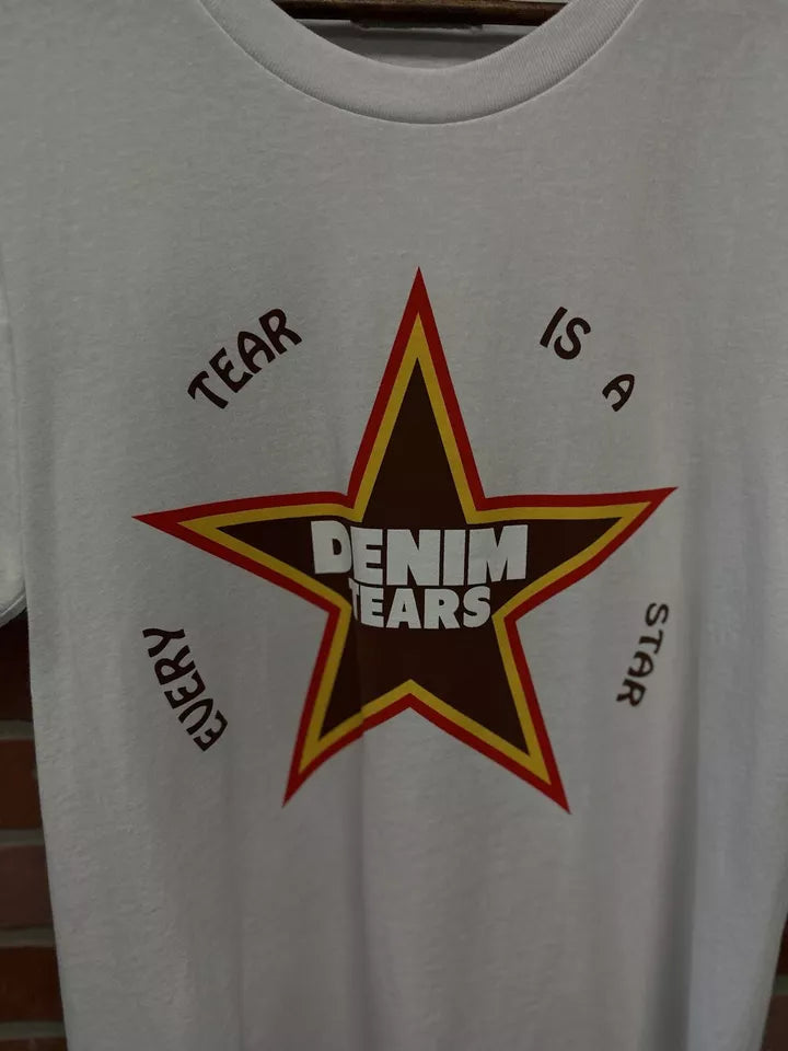 Size Small Denim Tears “Every Tear Is A Star” Tee