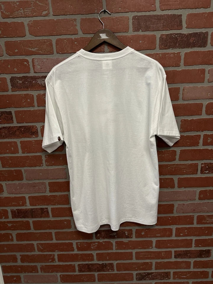 A Bathing Ape Bape Fox Mask White Tee