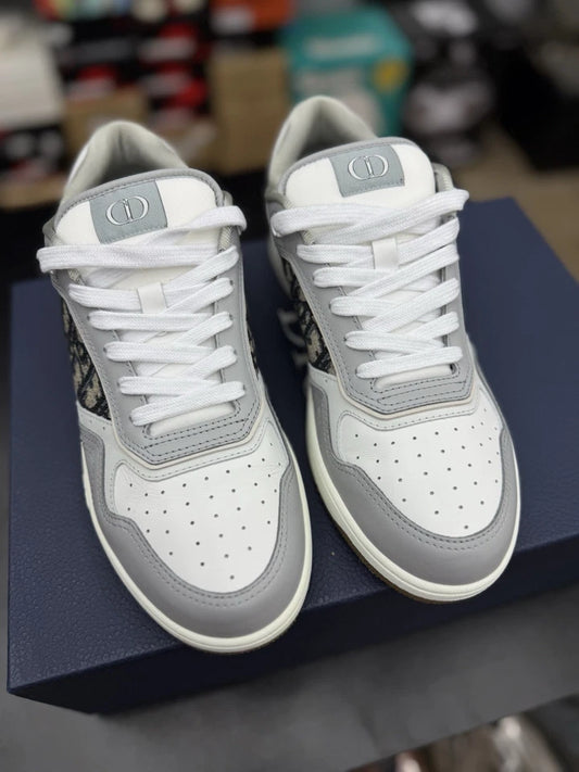 Dior B27 Low Dior Oblique  Grey Beige