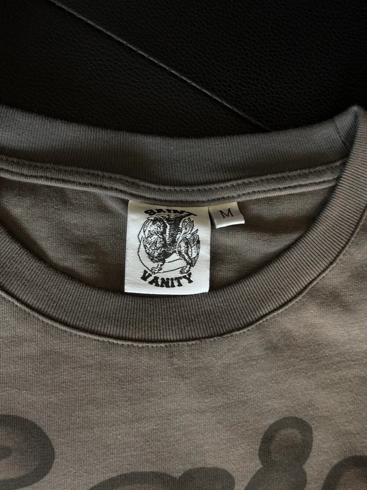 Saint Vanity T-shirt  Grey Logo
