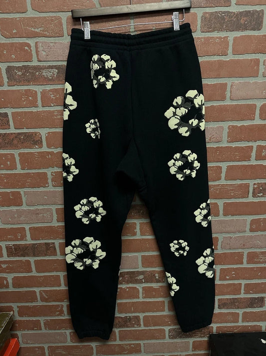 Denim Tears x CPFM Cactus Tears Wreath Sweatpants Black