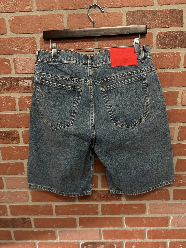 Sp5der OG Logo Denim Short