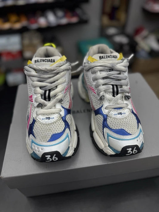 Balenciaga Runner Sneakers Distressed Colorful