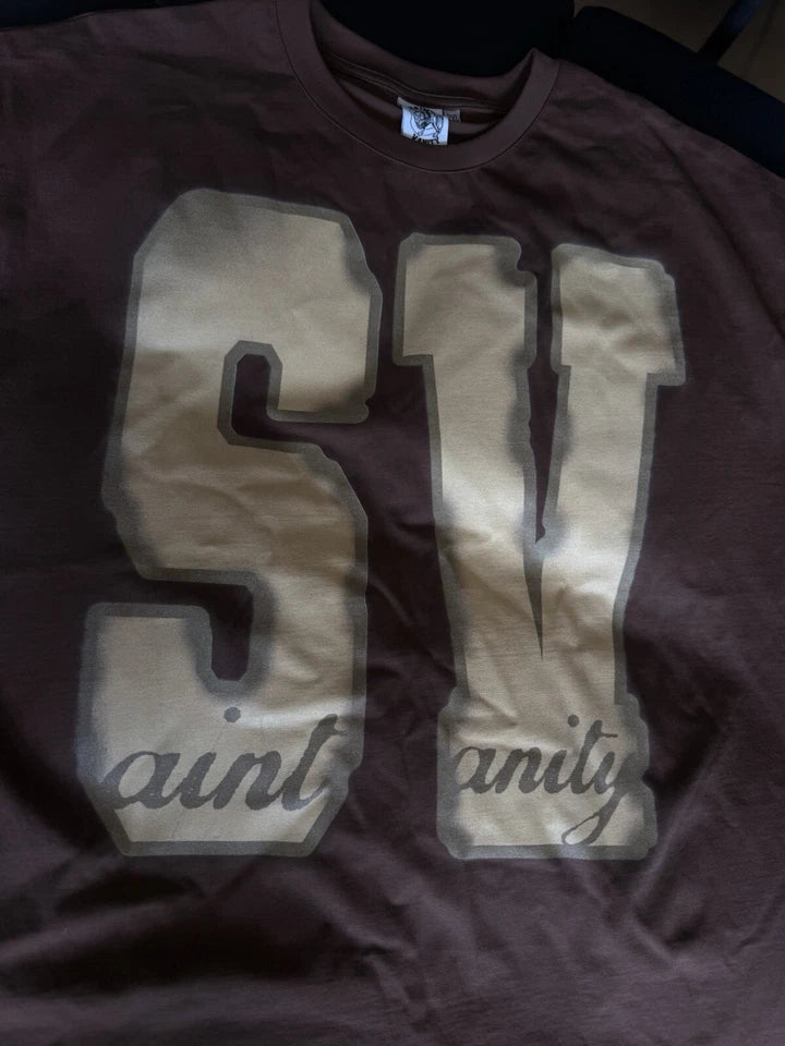 Saint Vanity T-shirt UNRELEASED Brown Logo
