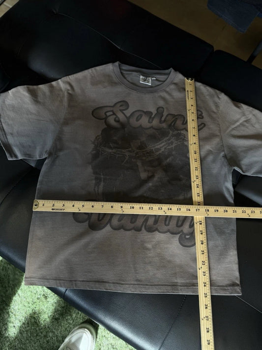 Saint Vanity T-shirt  Grey Logo